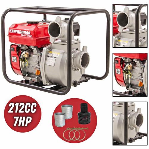 Motobomba 212cc 7hp 4t à Gasolina Para Irrigação De Pomares