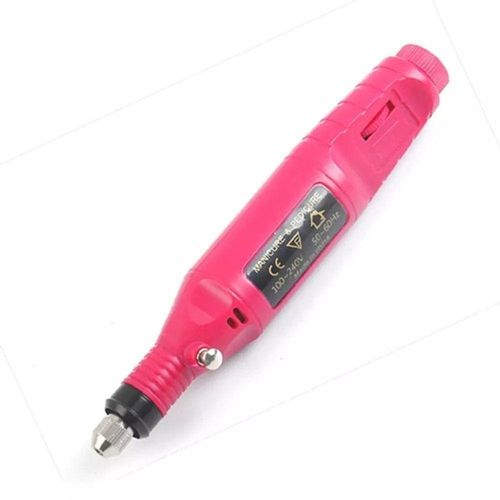 Lixadeira Lixa Motor Unha Elétrica Profissional Bivolt Rosa