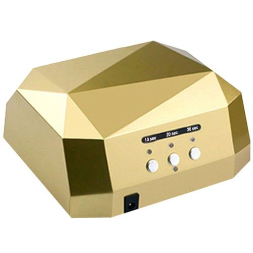 Cabine Estufa Forno Uv Led Fibra Acrigel 110V 36W Dourado