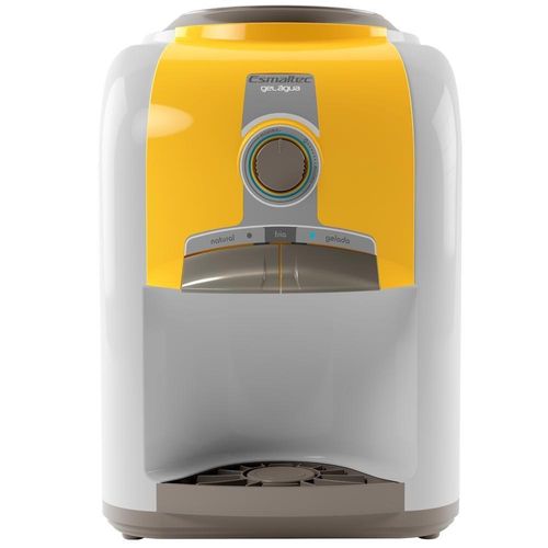 Bebedouro De Mesa Esmaltec Egm30 Linha Estilo Amarelo 127v