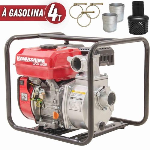 Moto Bomba Robusta Gw 200 26mca 4t 7hp 212cc à Gasolina