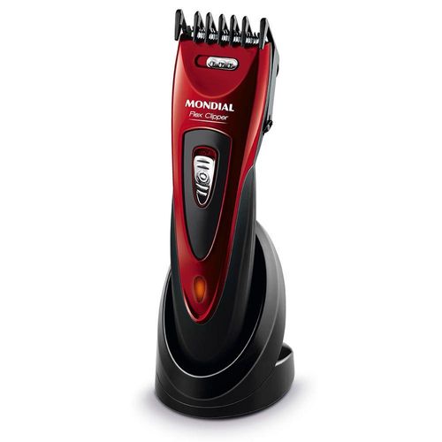 Cortador De Cabelos Flex Clipper Cr-04 biv-vermelho/preto