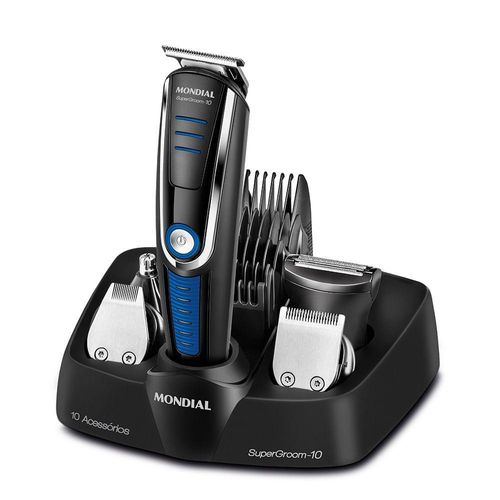 Aparador De Pelos Mondial Super Groom 10 Bg-03 Bivolt