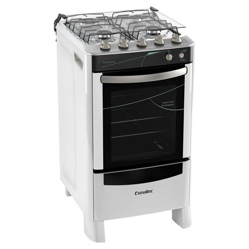 Fogão Esmaltec Topázio 4B Autolimpante Timer Sonoro