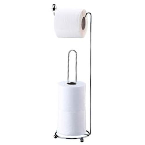 Suporte de Chão para Papel Higiênico Utimil em Aço Cromado - 50 cm