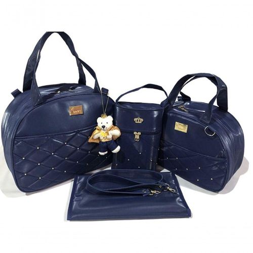 Bolsa Maternidade Kit Saída Azul