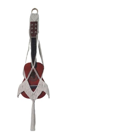 Suporte Violão Macramê Cru