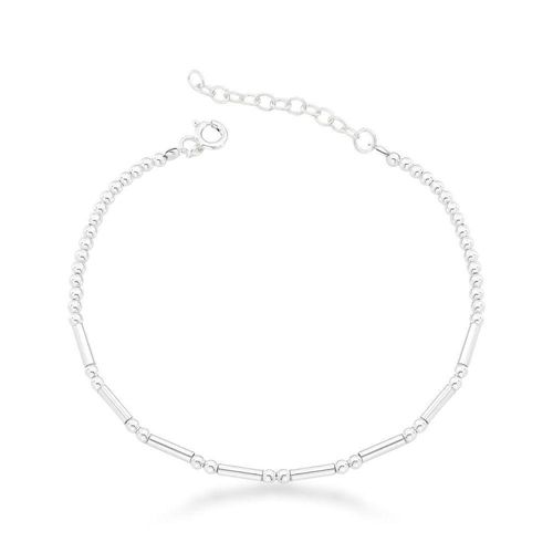 Pulseira Atraktiva Feminina Bolas Prata 925