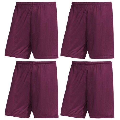 Kit 4 Calções PMC Futebol Plus Size Masculino
