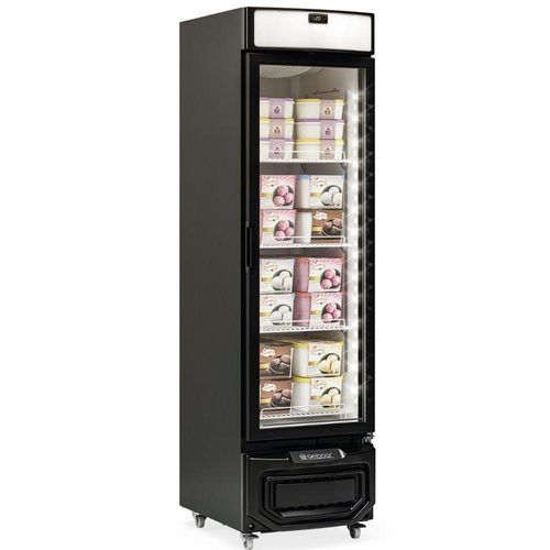 Freezer Vertical Ar Forçado 315l Gfi31lp Gelopar Conservador Preto 220v