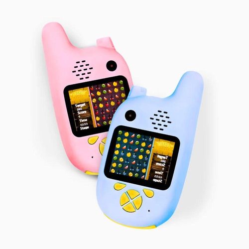 Walkie Talkie Infantil Com Câmera Digital Para Crianças - Par