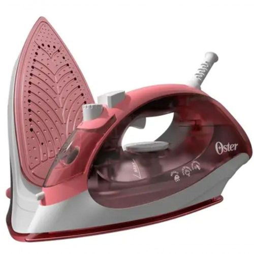 Ferro De Passar A Vapor Oster 1200w Antiaderente Aeroceramic Luxx Red 220V