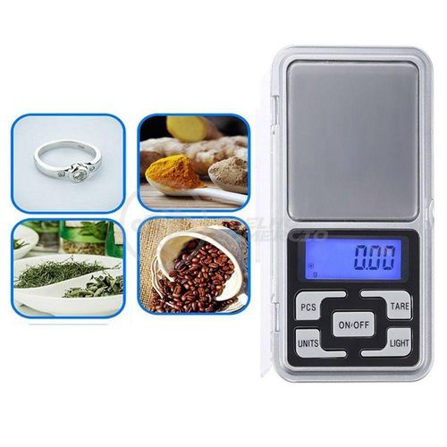 Mini Balança De Alta Precisão Portátil Pocket Scale 500g Mh Series- 500 Eletrônica Digital De Bolso