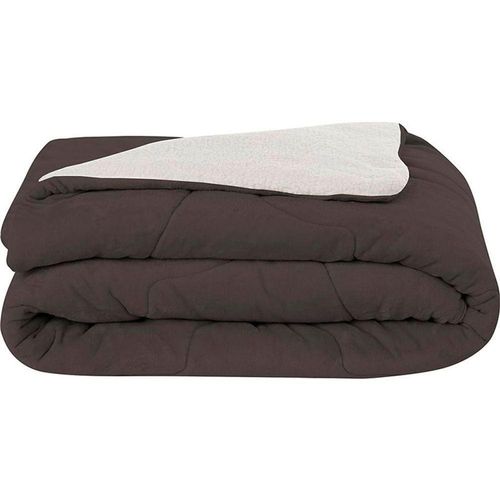 Edredom Tecebem Solteiro Confort Plus Sherpa 170mx240m Marrom