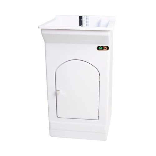 Tanque De Lavar Roupa Fiberblu Paris 20 Litros Branco
