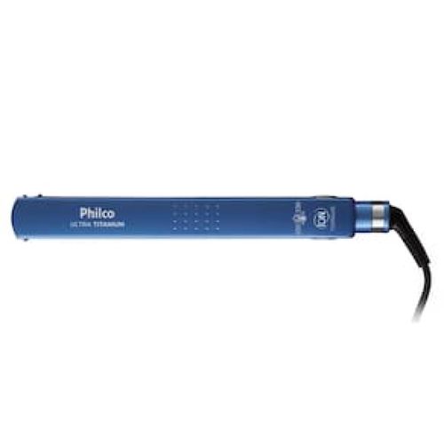 Chapinha | Prancha Philco Ultra Titanium 230ºC com Emissão de Íons Azul – Bivolt