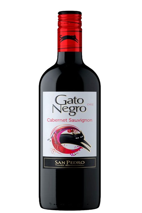 Vinho Gato Negro Cabernet Sauvignon Tinto Meio Seco 750ml