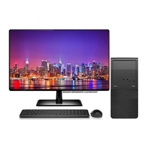 Computador Completo Desktop Intel Core I5 16gb Monitor 19.5