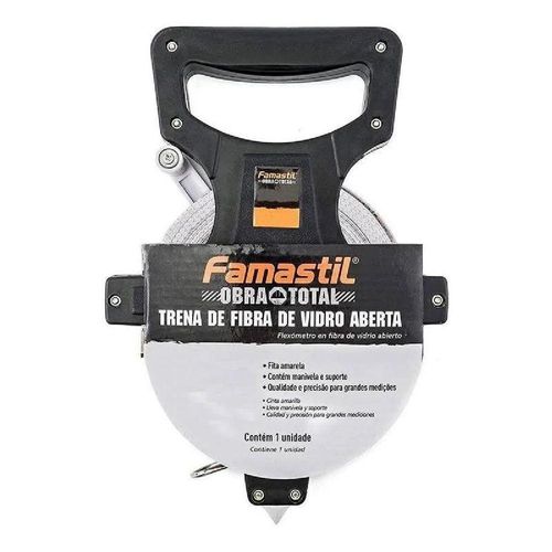 Trena De Fibra De Vidro 50 M X 13 Mm Aberta Famastil