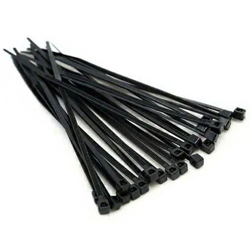 Abraçadeira De Nylon Preto 50 Uni Cinta Plastica Enforca