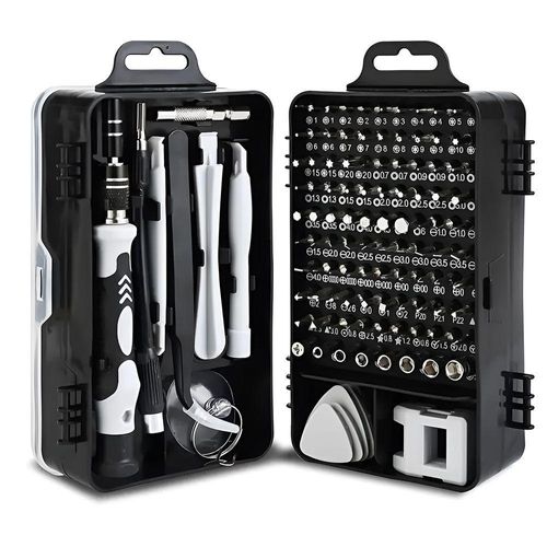 Kit Ferramentas 115 Peças Chave De Fenda De Precisão Para Pcs Notebooks Celulares E Vídeo Games