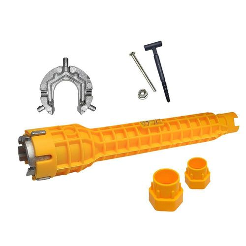Kit 8 Em 1 Chave Hidraulica Para Pia Bom-3205 Para Reparos E Instalações De Torneiras E Encamento