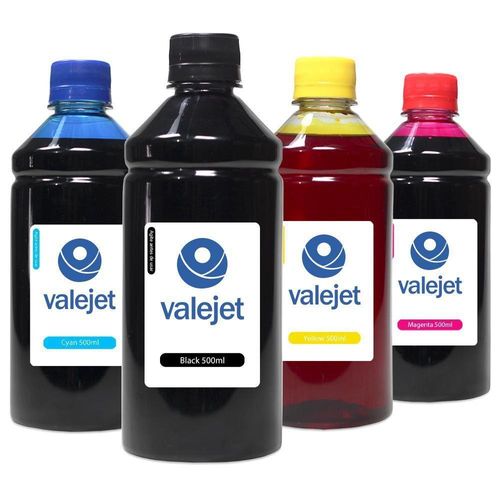 Kit 4 Tintas Epson Bulk Ink L5151 Cmyk 500ml Corante Valejet