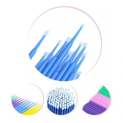 Cotonete Bastonete Microbrush - Alongamento E Design Cilios