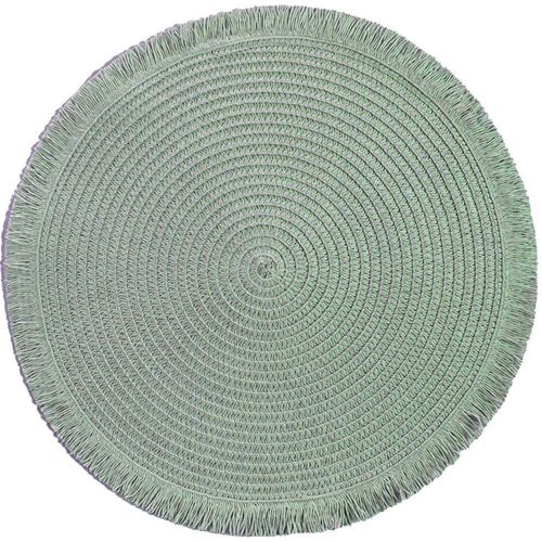Lugar Americano Redondo Franja 38cm Suculenta
