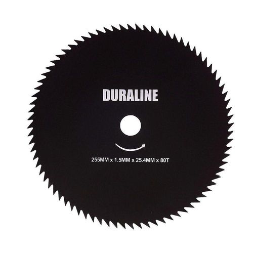 Disco Lâmina Para Roçadeira 80 Dentes 255mm Duraline