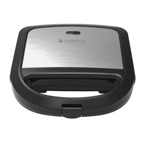 Sanduicheira Grill Eletrica Cadence Black Inox 750w 220V