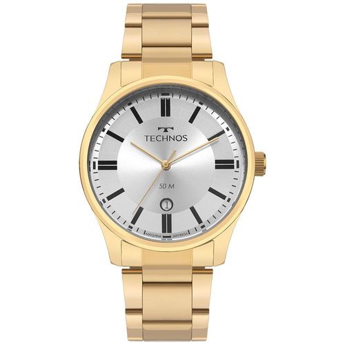 Relógio Technos Masculino Steel Dourado - 2115uaa/1k