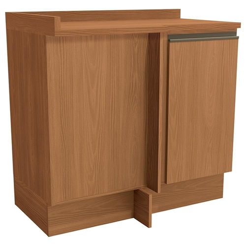 Balcao Canto Reto Com Tampo 1p 98 Cm Maxxi G748 Canela Kappesberg Canela