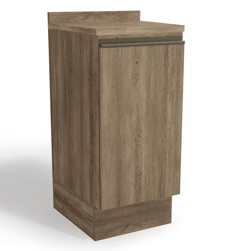 Balcao Com Tampo 1 Porta 40 Cm Mdp Maxxi G741 Nogal Kappesberg Nogal