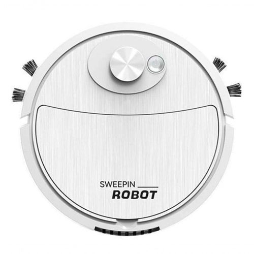 Robo Aspirador De Po Portatil Automatico 1200pa Recarregavel Branco