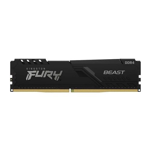 Memória Kingston Fury Beast 16gb 3200mhz Ddr4 Cl16 Preto Kf432c16bb-16