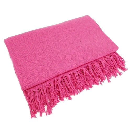 Manta Para Sofá Tipo Manta Capa De Sofá 2,40 X 1,80 Cor:Rosa