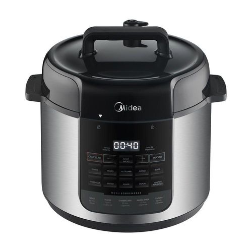 Panela De Pressão Elétrica Midea Nutripro Inox 5L PP5MS1 110V