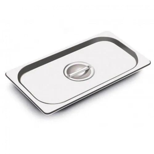 Tampa de Cuba Gastronomica Inox 1/3 Sem Recorte - Brasinox