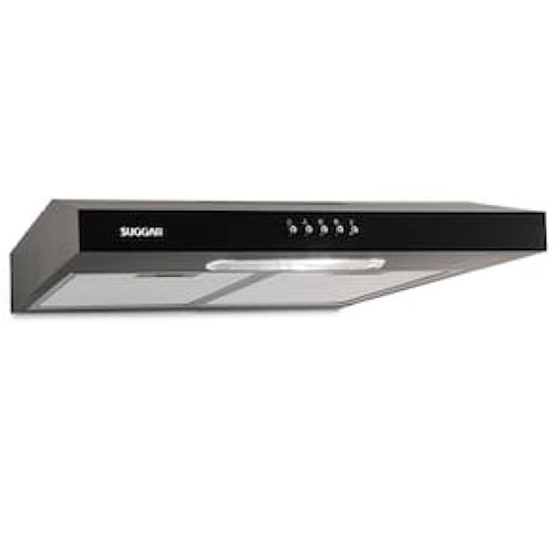 Depurador de Ar Suggar Slim DPS161PT/DPS162PT Preto com 3 Velocidades – 60 cm