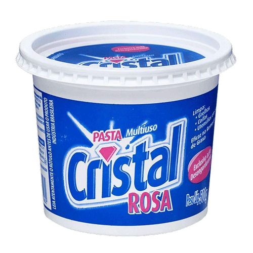 Pasta Cristal Rosa 500g