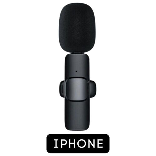 Microfone Lapela Wireless Sem Fio Para Lightning