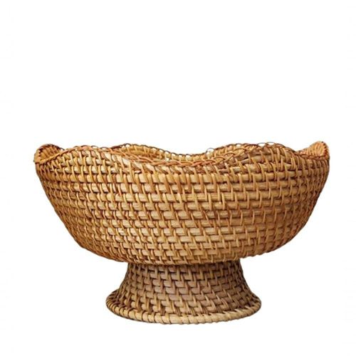 Centro De Mesa Rattan l 25x25x14cm 132342 Lilian