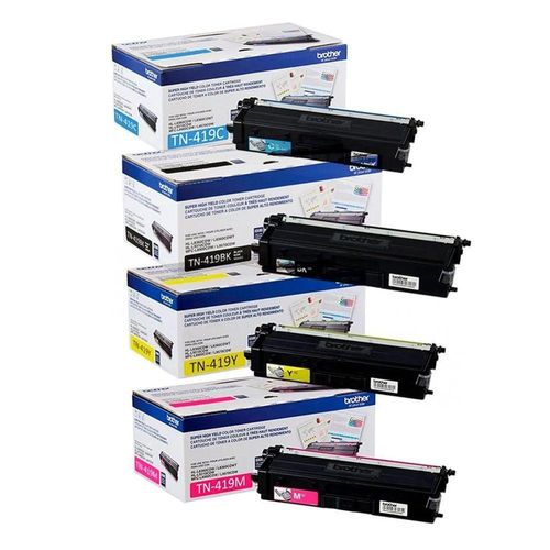 Kit Toner Brother Tn-419 Tn419 L8900 L8610 L8360 4 Cores 419bk 419y 419m 419c