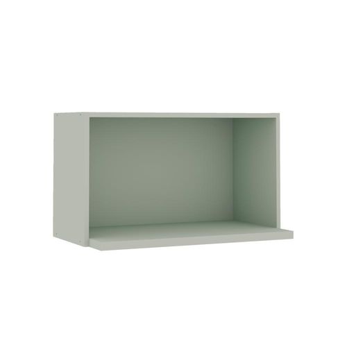 Nicho Aéreo para Micro-ondas Mint 70CM sem Portas MDF Verde Genialflex Móveis