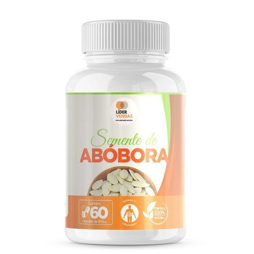 Semente De Abóbora 500mg 60 Capsulas Saúde, Imunidade E Vitalidade