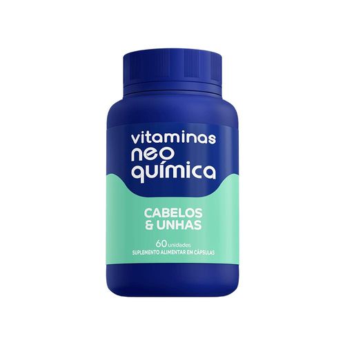 Vitamina Neo Química Cabelos & Unhas 60 Cápsulas