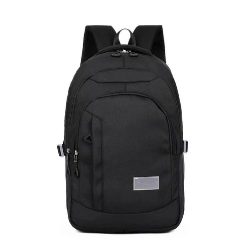 Mochila Grande Reforçada Impermeável Para Notebook 15.6 Faculdade Escola Passeio Feminina Masculina Preto Unissex