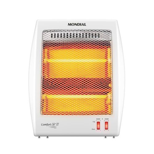 Aquecedor Quartzo Comfort Air III Mondial Branco/Cinza 900w A-16 110V