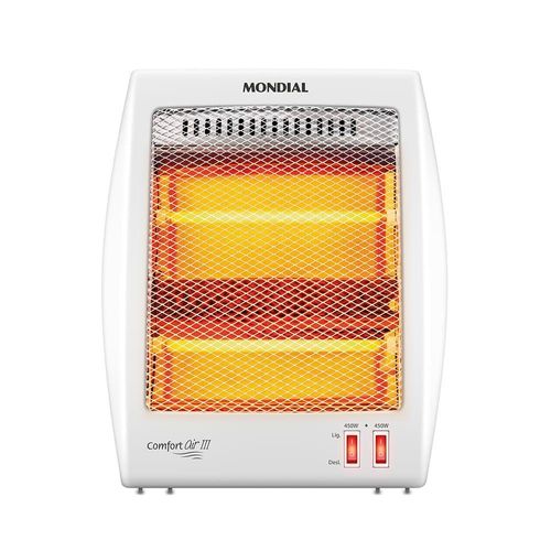 Aquecedor Quartzo Comfort Air III Mondial Branco/Cinza 900W A-16 220V